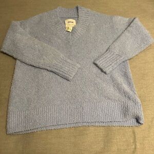 Aerie Light Blue Crew Neck Sweater